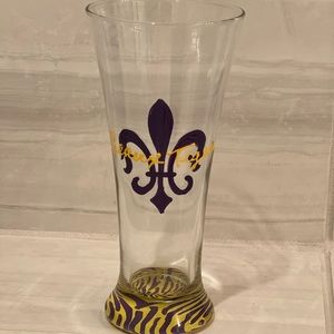 LSU Geaux Tigers beer glass